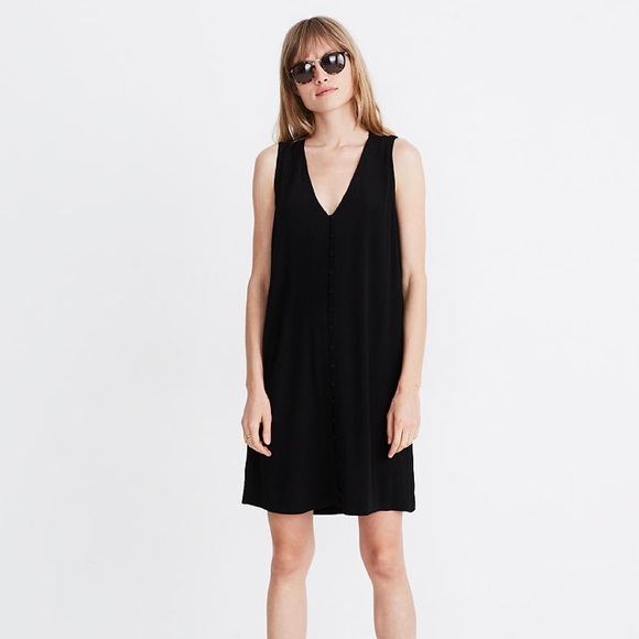 Madewell Dresses & Skirts - Madewell • Button Up Dress in True Black • Size M